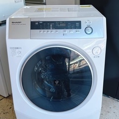 ドラム式洗濯乾燥機シャップES-H10B-WL