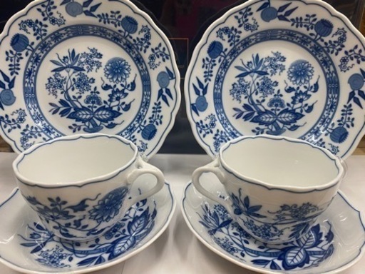 【愛品館 江戸川店】フッチェンロイター ブルーオニオン コーヒータイムセット ID:102-026775-007