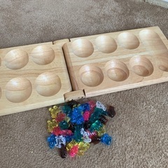 マンカラ 脳トレ 知育 木製 ボードゲーム おもちゃ
