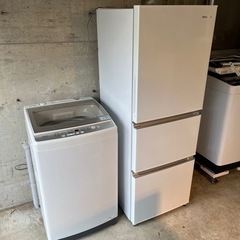 ファミリー用冷蔵庫、洗濯機セット 2021年製 冷蔵庫ハイセンス...