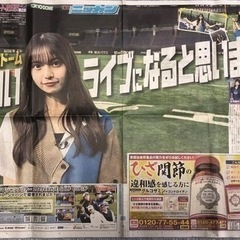 乃木坂46⊿ 齋藤飛鳥卒業の記念スポーツ新聞紙