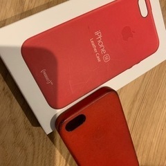 iPhone SE 赤　黒　ケース　無料