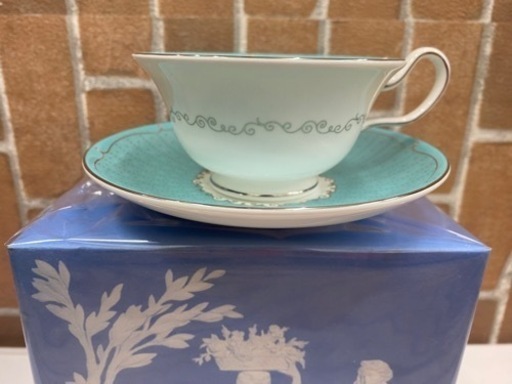 【愛品館 江戸川店】ウェッジウッド プシュケ ティーカップ\u0026ソーサー(ピオニー)1客D:102-026976-007