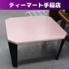 折りたたみテーブル 幅60㎝ 正方形 コンパクト ミニテーブル ...