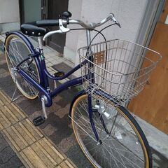 [BRIDGESTONE]EBRIDGE.L(エブリッジ L)27吋 シティーサイクル アルミ/シングル(ノーブルネイビー)