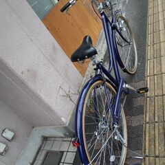 [BRIDGESTONE]EBRIDGE.L(エブリッジ L)27吋 シティーサイクル アルミ/シングル(ノーブルネイビー)