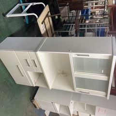 🌟激安‼️ホワイトキッチンボード食器棚🌟N844