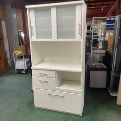 🌟激安‼️ホワイトキッチンボード食器棚🌟N844