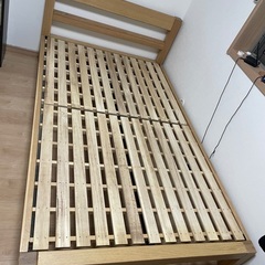 【セミダブル】木製ベッドフレーム【値下げしました】