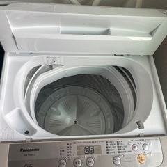 パナソニック洗濯機6kg