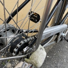 【人気の黒色】 ブリヂストン ノルコグ 27インチ 通学仕様 3段変速 オートライト 新品パーツ多数