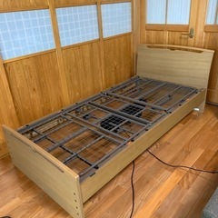 電動ベッド　介護用でもシングルサイズ　