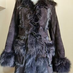 GRACE CONTINENTAL(グレースコンチネンタル)羊革リアルムートンコート