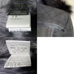 GRACE CONTINENTAL(グレースコンチネンタル)羊革リアルムートンコート フォックスファー 毛皮 ダッフル　サイズ36