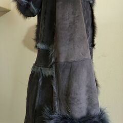 GRACE CONTINENTAL(グレースコンチネンタル)羊革リアルムートンコート フォックスファー 毛皮 ダッフル　サイズ36