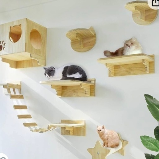 【未使用新品】壁掛けキャットタワー