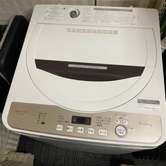 シャープ洗濯機  2020年 ６kg