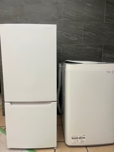 決まりました。福岡市配送設置無料　高年式冷蔵庫、洗濯機セット