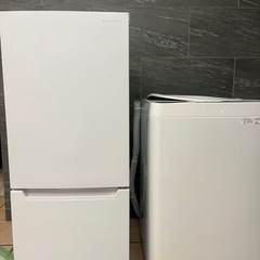 決まりました。福岡市配送設置無料　高年式冷蔵庫、洗濯機セット