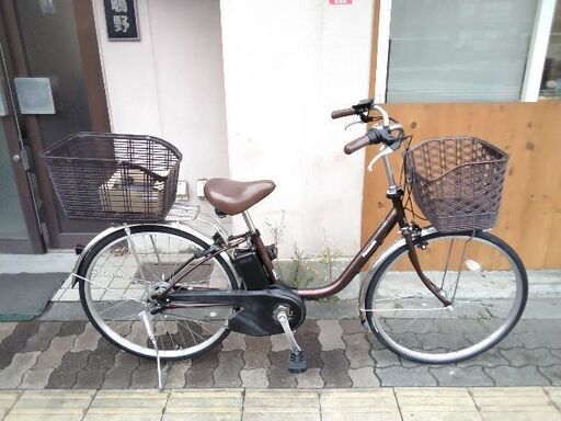 [Panasonic]ViVi SX 26吋電動アシスト自転車(ビビ) 8.0Ahバッテリー+充電器+キー2本(チョコブラウン)