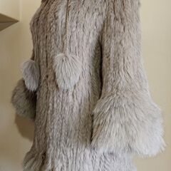 GRACE CONTINENTAL Diagramファーコート 吉川ひなの着用 即完売 毛皮 ラビットファー(グレースコンチネンタル ダイアグラム)