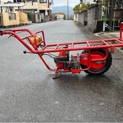 三菱　エンジン駆動　パワーカート　PC.1M-2S型　エンジン式　一輪車　キャリアカー　運搬機　動力