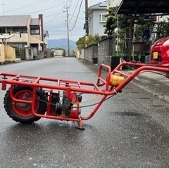 三菱　エンジン駆動　パワーカート　PC.1M-2S型　エンジン式　一輪車　キャリアカー　運搬機　動力
