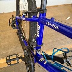 ★値下げ★ ★店頭にて試乗可★ J4387　GIOS ジオス　キッズマウンテンバイク GENOVA　ブルー　24インチ　21段変速　 クリーニング、簡易メンテナンス済み　【リユースのサカイ柏店】 中古自転車 　流山市 中古自転車 松戸市 中古自転車 我孫子市 中古自転車 船橋市 中古自転車 守谷市 中古自転車 取手市 中古自転車