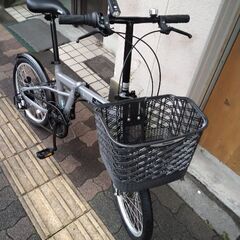 Jeep[ジープ]JE-206G 20吋折り畳み自転車 外装6段/グレーXブラック