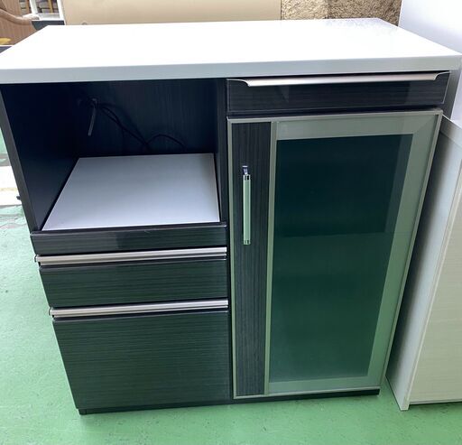 【ドリーム川西店御来店限定】 三幸ジャパン レンジボード ブラウン H1000×W900×D490 クリーニング済み 【2001280255600414】