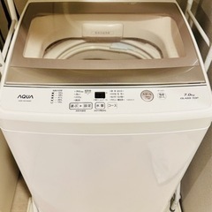 洗濯機　AQUA 2019年製 7kg