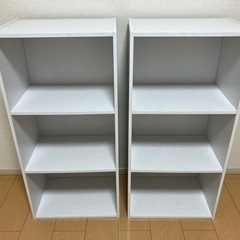 カラーBOX白　2つ【決まりました】