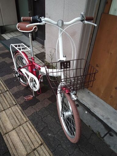 SHIDO[シドー]Latte(ラテ) 20吋折り畳み自転車 外装6段/LED  