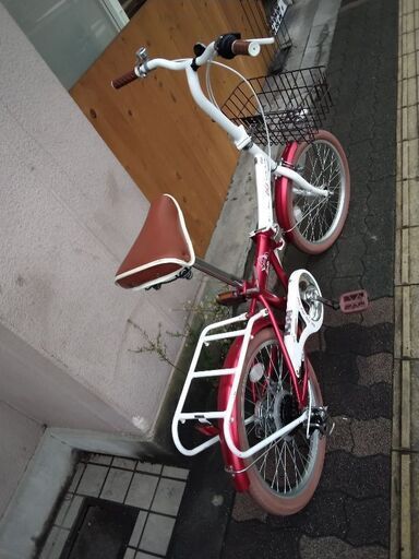 SHIDO[シドー]Latte(ラテ) 20吋折り畳み自転車 外装6段/LED  