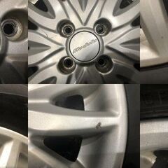 【BS BLIZZAK VRX 155/65R14】スタッドレス【HONDA モデューロ 純正ホイール 14インチ 4.5J4HPCD100+40】バリ溝 N-BOX/N-ONE等　(VTO849)