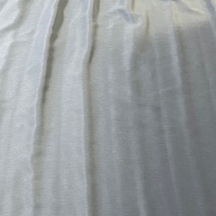 カーテン（青） 横100　縦180cm2枚 レースカーテン（白）...