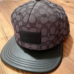 COACH Signature Flat Brim Hat Ca...