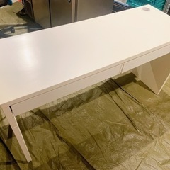 【ネット決済】貴重品！白いロングテーブル 2台