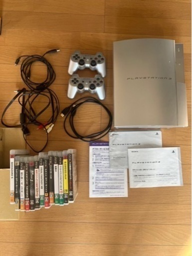 ps3 コントローラー2個　ソフト13本セット　動作確認済み