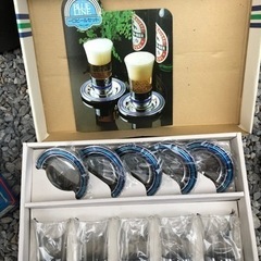 ブルーライン　一口ビールグラス　