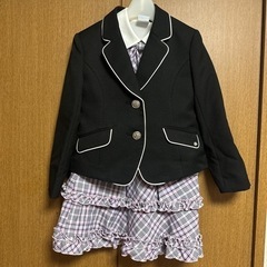 女児130入学用スーツ