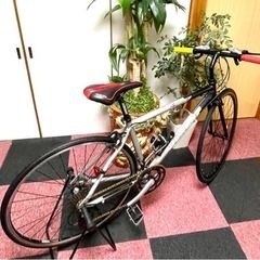 [受付終了]致しました DUNLOP クロススポーツ 軽量アルミボディ 700-28c 2X8段式