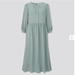 【新品未使用】 UNIQLO ユニクロ レーヨンジョーゼットフレ...