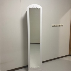 【受渡決定】鏡付き収納棚
