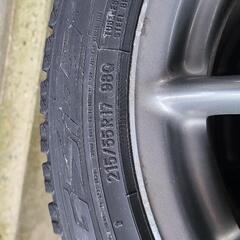 17インチ　スタッドレスタイヤ　ホイール付き