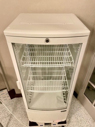 【値下げ中】レマコム　ガラスショーケース　冷蔵庫　98L