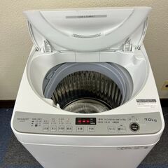 【稼動品】SHARP シャープ 全自動電気洗濯機 7kg 家電 ...