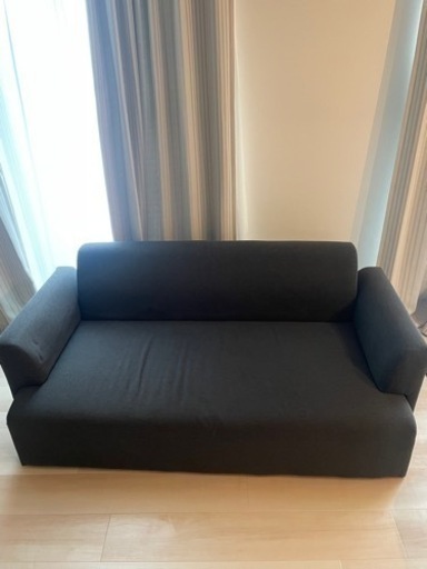 グレー ソファー 2人掛け 直接取引き値引きあり】コンパクト 2人掛け