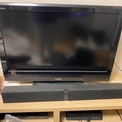 【最終値下げ】液晶テレビ＋Blu-ray＋スピーカー＋テレビ台
