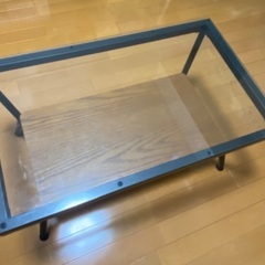 Francfranc ガラステーブル